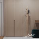 原木+橙色 简约雅致的感觉