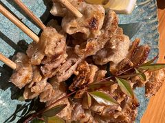 烤鸡皮串-簡一·割烹·和牛夀喜燒(西水东店)