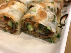 葱饼卷牛肉-台北楚楚园馅饼粥(虹桥南丰城店)