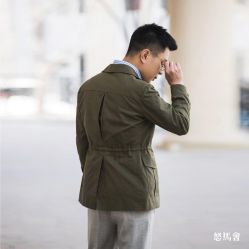 点击看大图 -怒马会 全麻衬西装高级定制