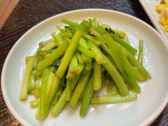 虾皮热炝芥蓝苗-海天楼中餐厅(吴宫泛太平洋酒店)