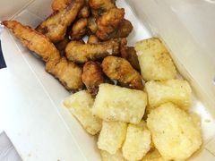 -小春糕渣、卜肉、照烧皮蛋