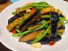 茄子豇豆-鸡毛店·川菜(双楠店)