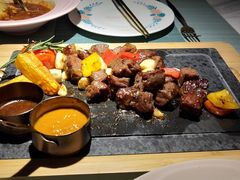 田园澳洲骰子牛肉-蜜桃花开·中西融合菜E&W(南长街店)