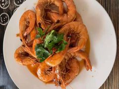 油焖大虾-1910老鲁味海鲜·戳子肉·青岛菜(金沙滩店)