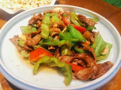 尖椒炒肥肠-那家老院子东北菜·饺子·小鸡炖蘑菇(艳华街店)