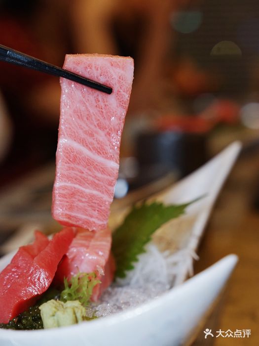 musashi武藏日本料理吞拿鱼腩刺身图片 - 第5张