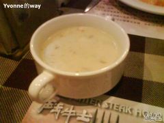 很难喝的玉米浓汤-斗牛士牛排餐厅(镇明店)