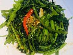 秘制虾酱炒空心菜-帕蓝·暹罗料理(曲阳店)
