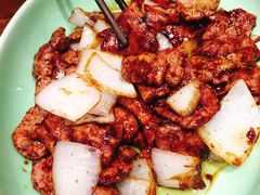 京葱爆猪肝-虎哥私房菜(馒头山店)