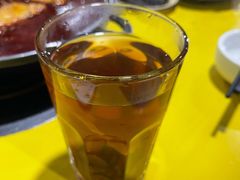 自制冰糖雪梨汤-老红桥炸灌肠牛肚锅烧烤(定福庄店)