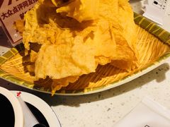 油炸豆腐皮-京韵胡同·酱香羊蝎子火锅涮肉(长寿路店)