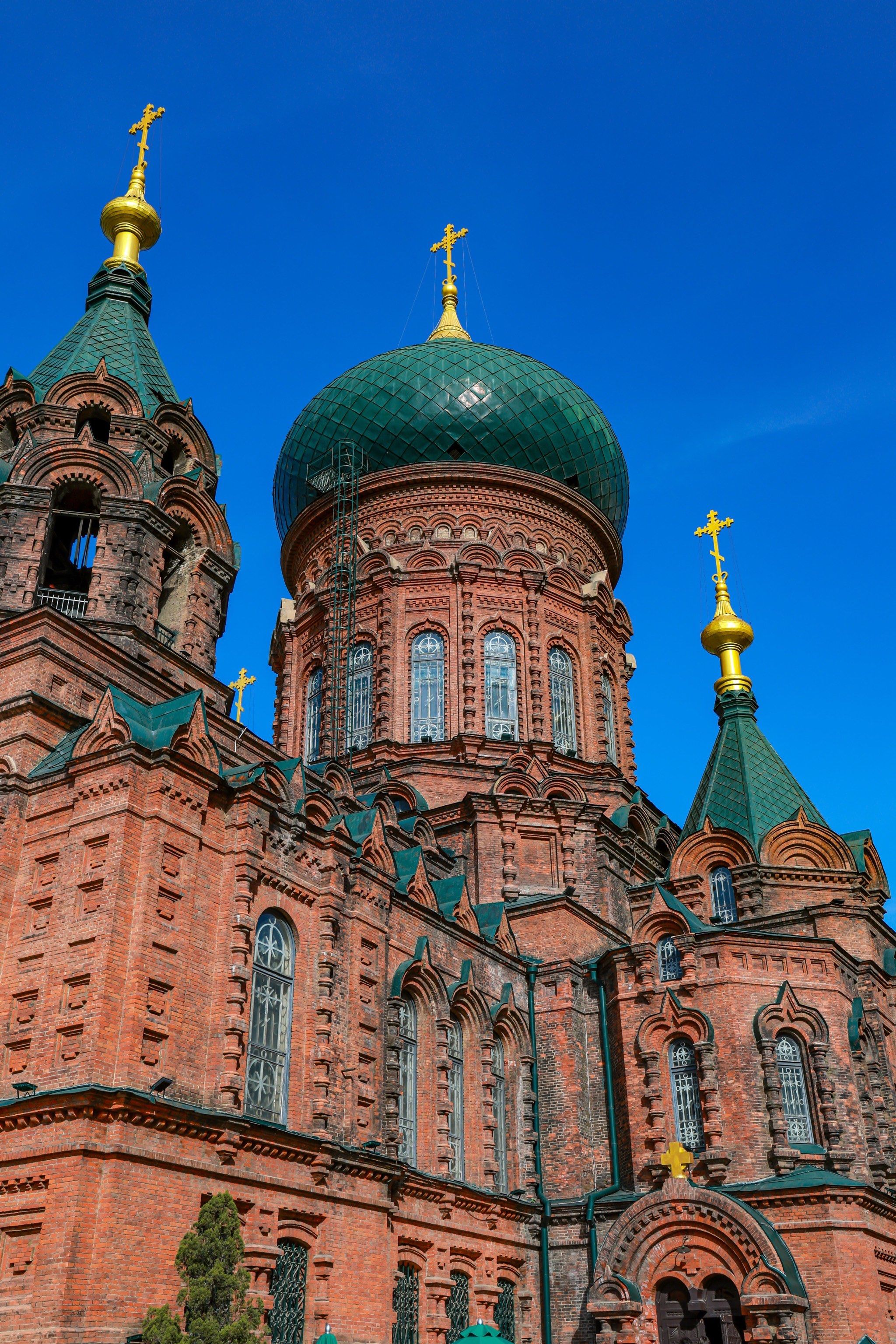 哈尔滨地标76索菲亚教堂拍照姿势