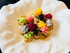 满园春色水果咯吱-柒园·三十年创意杭帮菜(龙湖滨江天街店)
