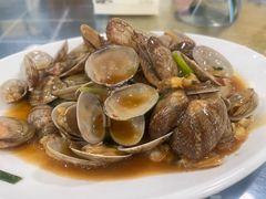 姜葱炒花甲-明记海鲜大排档(巽寮湾店)