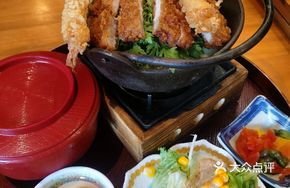 Egg Flower Pork Cutlet Hot Pot Set Meal