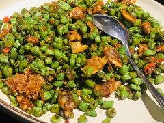 XO酱蛤蜊肉配新鲜四季豆-鹿港小镇(霄云店)