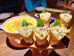 甜筒牛油果沙拉-锦上中式酒馆(南内环店)