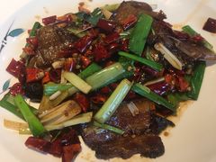 大蒜辣椒炒腊肉-湘味·鱼头王(上夼美食街店)
