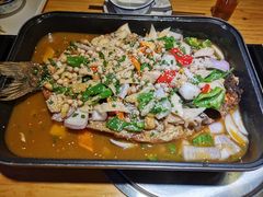 烤盘清江鱼香辣-小小河边鱼(天润城店)
