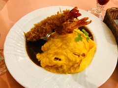 大虾天妇罗蛋包饭-不二家(数寄屋橋店)