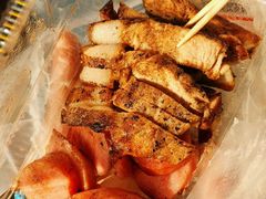 -原住民美食石板烤肉山猪肉