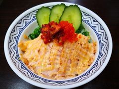 明太子左口鱼盖饭-友悦食堂(灯湖店)