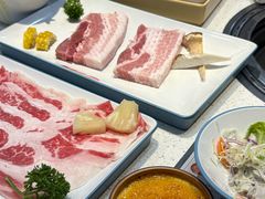 烤厚切猪五花肉（原味）-韩香福烤肉庄园(华夏路店)