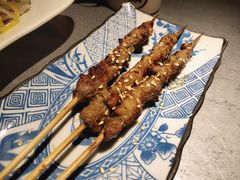 烤羊肉串-探鱼·鲜青椒爽麻烤鱼(天一广场店)