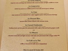 菜单-LA TABLE de Joël Robuchon Restaurant