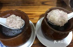 Handmade Meat Pudding Soup