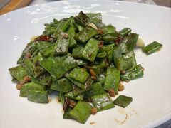 橄榄菜炒扁豆-酒蜻蜓·庭院私房菜(天元东路店)