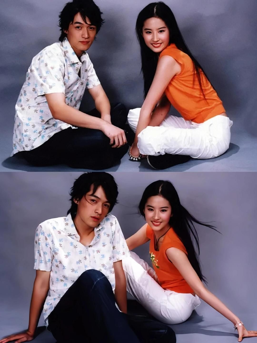 17岁的刘亦菲vs22岁的胡歌,朝气满满❗️