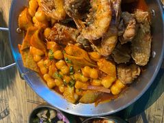 必点炸鸡翅配年糕-HOTISLAND海鸡岛·韩国料理(江南西店)