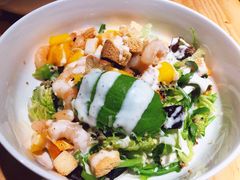 烤鸡牛油果芒果沙拉-CALIFORKS加州叉子轻食(朝阳门店)