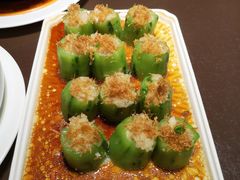 瑶柱金蒜蒸丝瓜-有璟阁港式餐厅(金融街购物中心店)