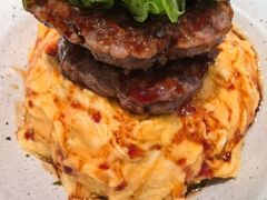 炸牛上脑汉堡肉饭-火山屋台(新街口店)