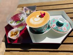 玫瑰拿铁-茶是一枝花泡茶店