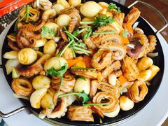 铁板三鲜-抹直口特色菜馆(一店)