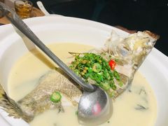 青椒紫苏煮桂鱼-时间仓(月湖公园店)