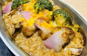 Beef Mushroom Sauce Baked Chicken Rice
