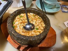 石锅鸡汤豆腐-绿茶餐厅