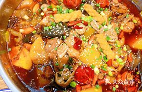 Spicy Sichuan-style Pig Intestine and Chicken