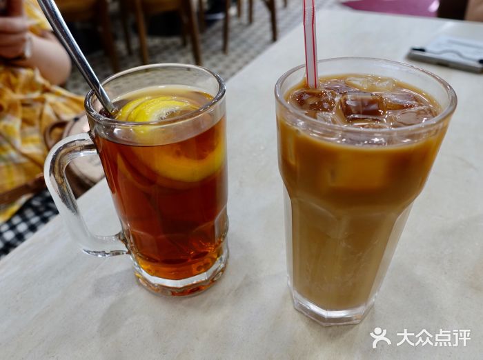 喜莲咖啡冻柠茶图片