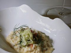 帝王蟹蟹肉烩饭配甜豆和莳萝-Jean Georges