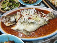 葱油桂鱼-君霖海鲜私房菜(春柳店)