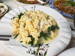 韭菜蛤蜊炒鸡蛋-老渔家特色海味馆(金海中路店)