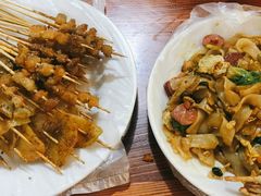 炒宽粉-十里铺铁板鱿鱼