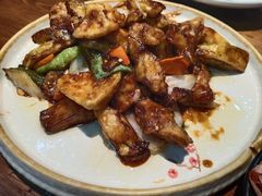 肉段烧茄子-五谷粮煎饼卷大葱(景星店)