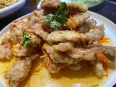 -老码头黑皮肘子锅包肉熏酱水饺(文政街店)